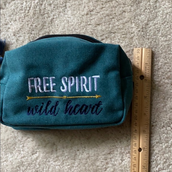 NEW free spirit wild heart travel pouch/bag - Picture 4 of 10